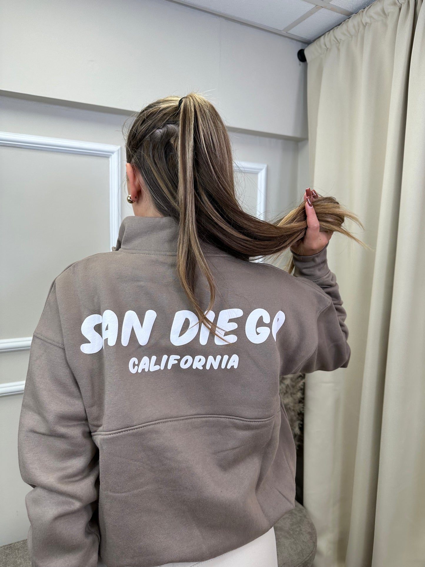 San Diego Half zip jumper