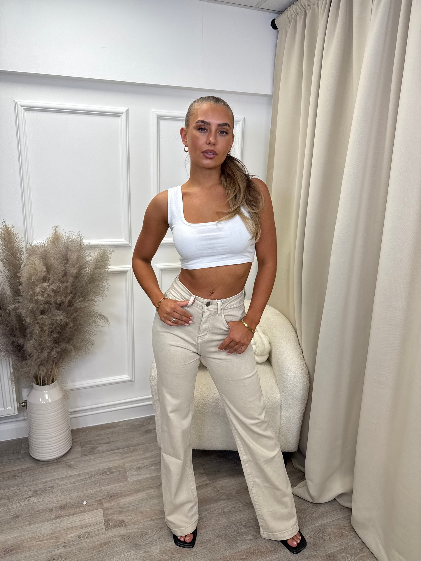 4 Way Stretch Straight leg jeans