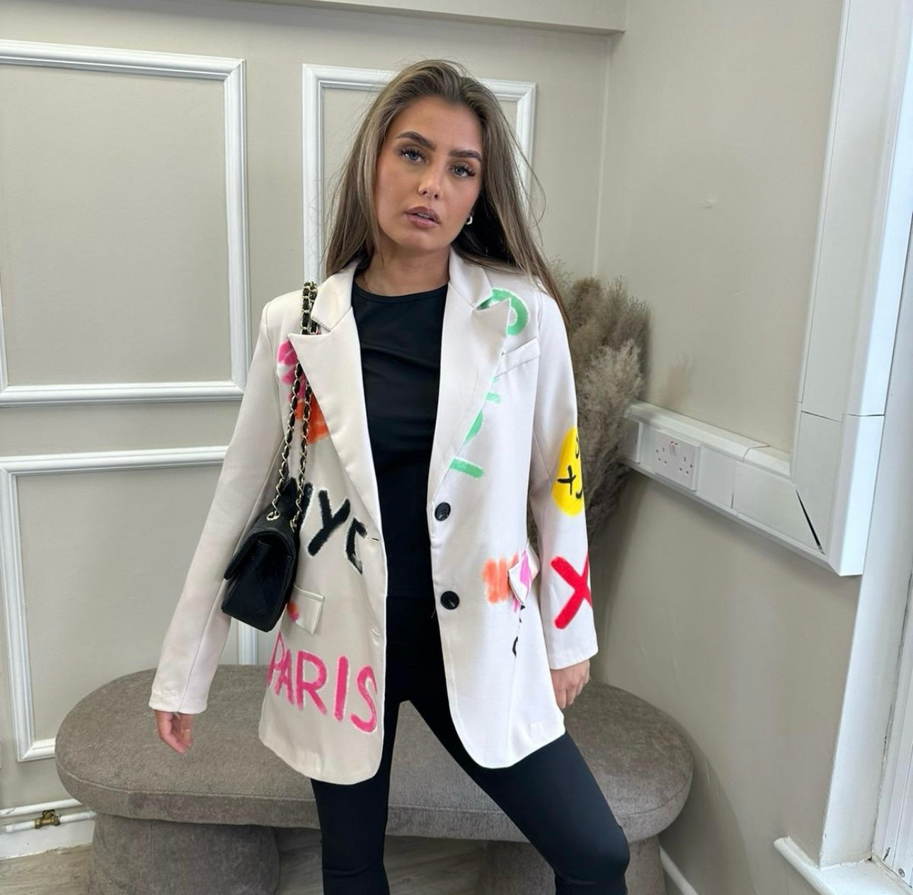 PARIS” GRAFFITI BLAZER