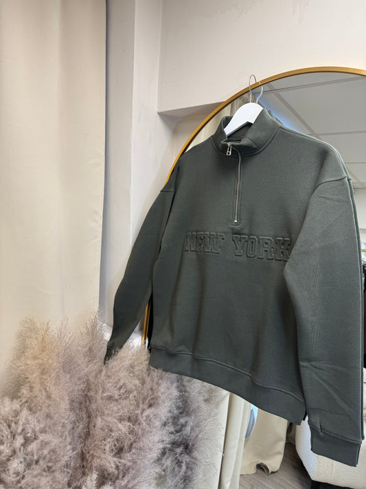 New York 1/4 Zip Jumper