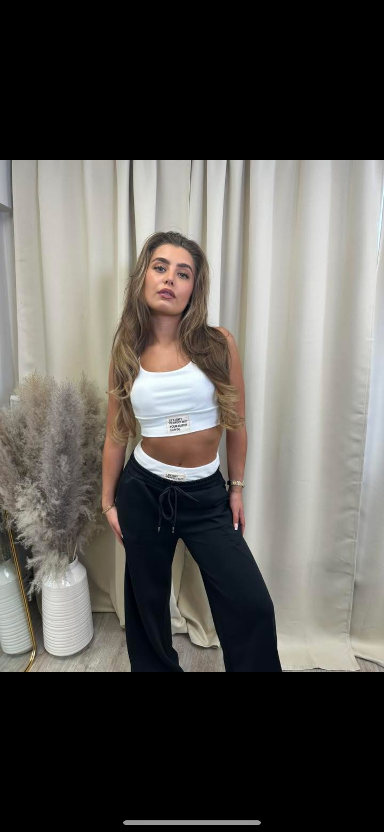 Joggers and crop top set