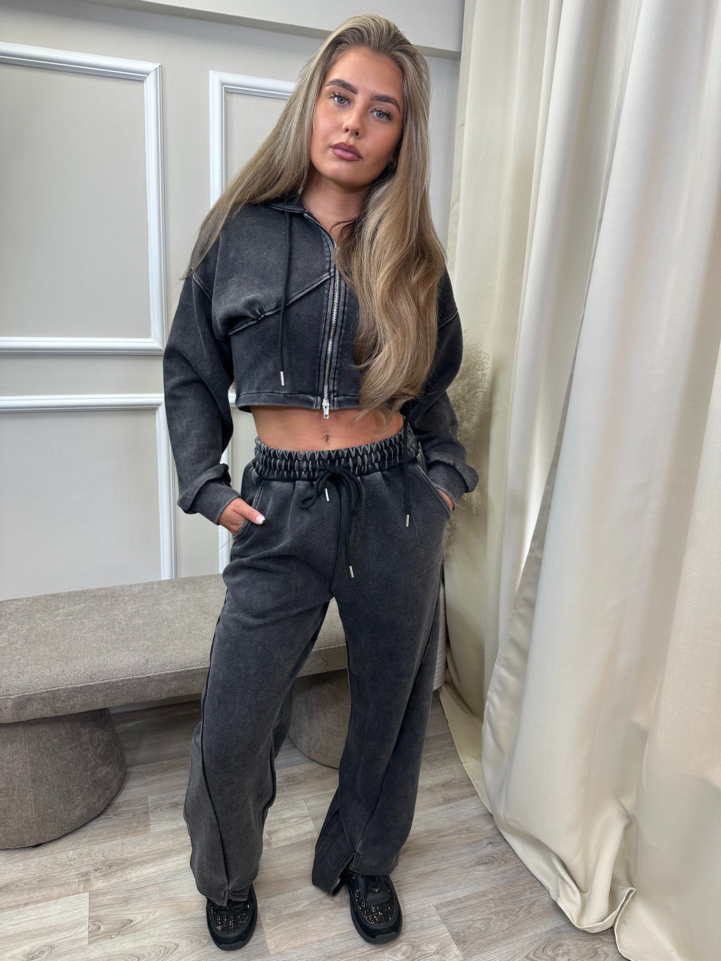 PREMIUM CORSET ACID WASH TRACKSUIT