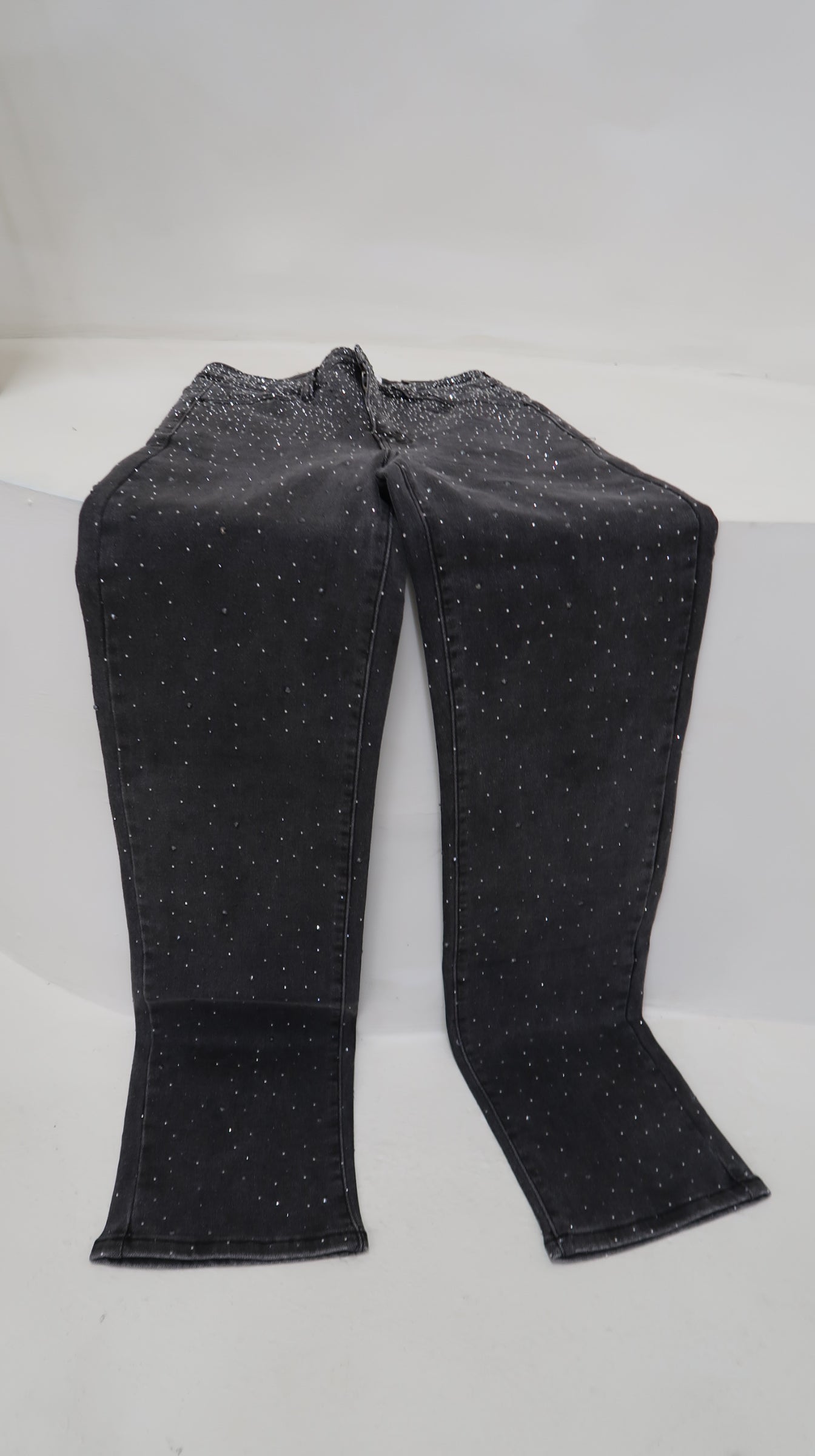 Viral Sequin Stretchy Jeans - regular leg