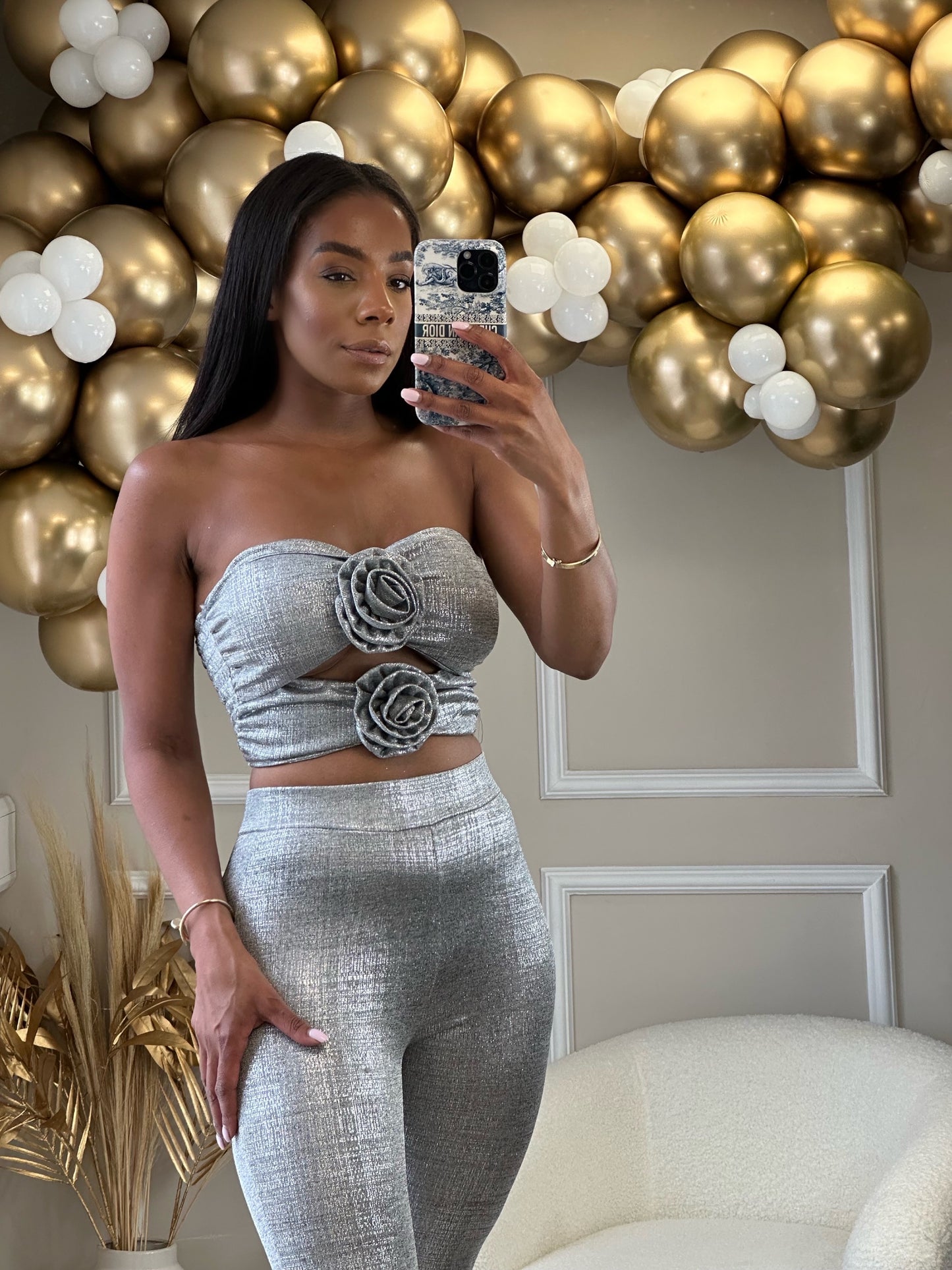 ROSIE” Metallic CO-ORD