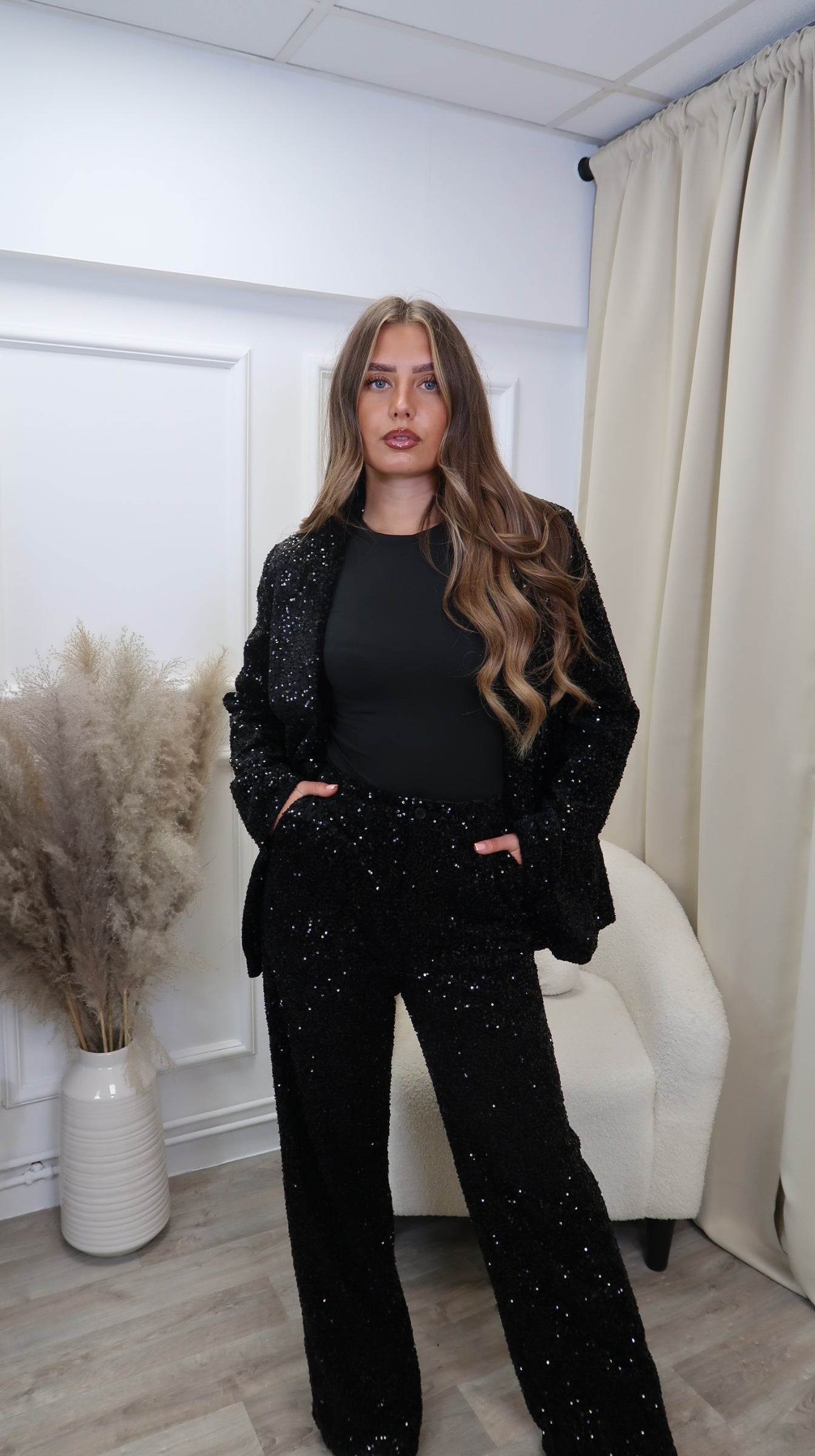 Sequin Trouser suit