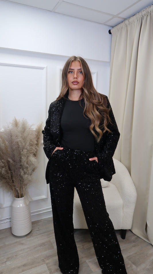 Sequin Trouser suit