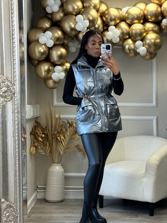 METALLIC GILET