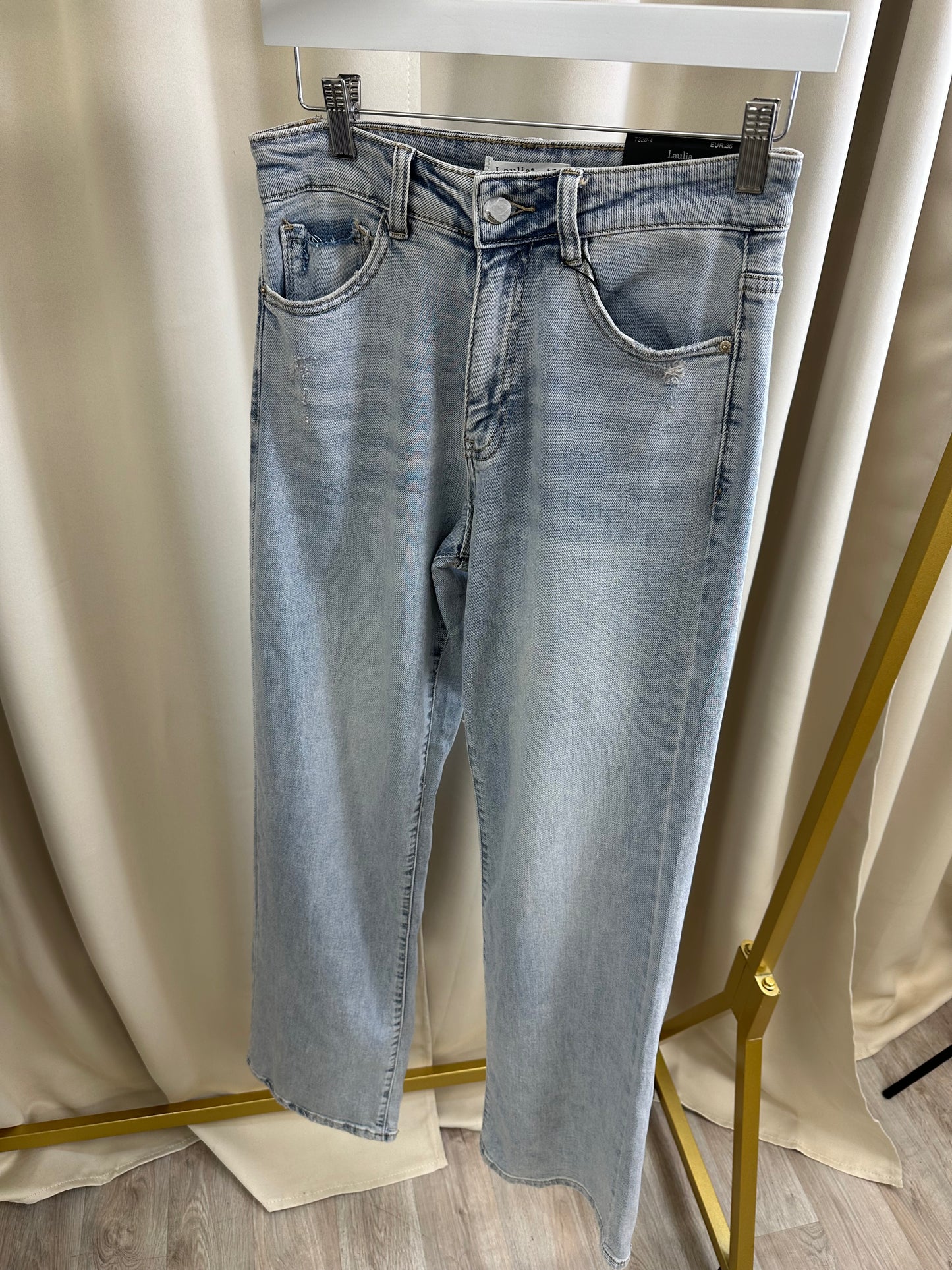 Tall wide leg jeans blue