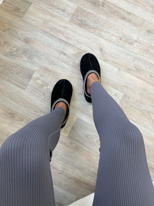 GRANITE GREY” HIGH WAIST SEAMLESS LEGGINGS