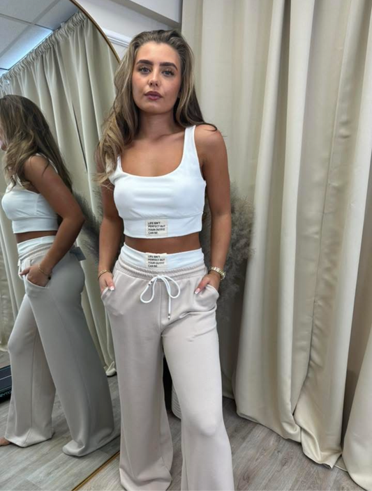 Joggers and crop top set