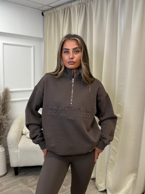 New York 1/4 Zip Jumper