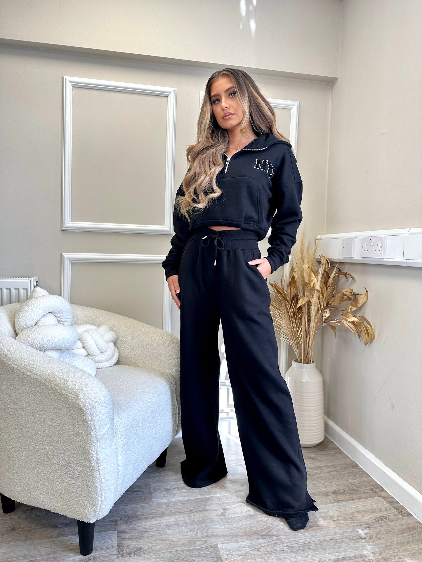 TALL” NALA NYC WIDE LEG TRACKSUIT