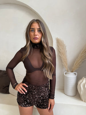 Delilah” Sequin 3 piece short set