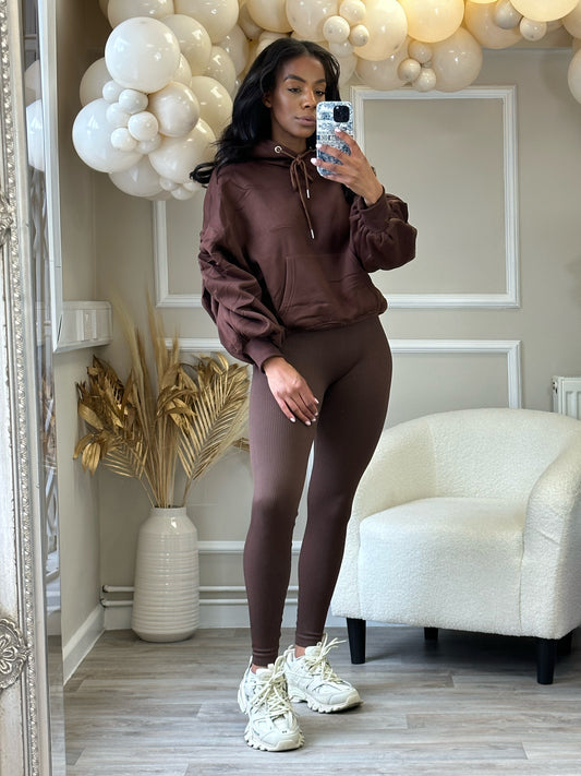 LAYLA HOODIE CHOCOLATE