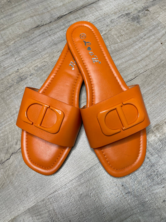 CD SANDALS ORANGE